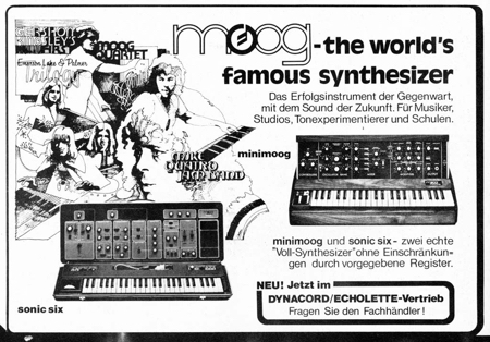 Moog - the world’ s famous synthesizer
