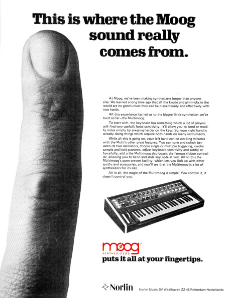 This is where the Moog sound really comes from.