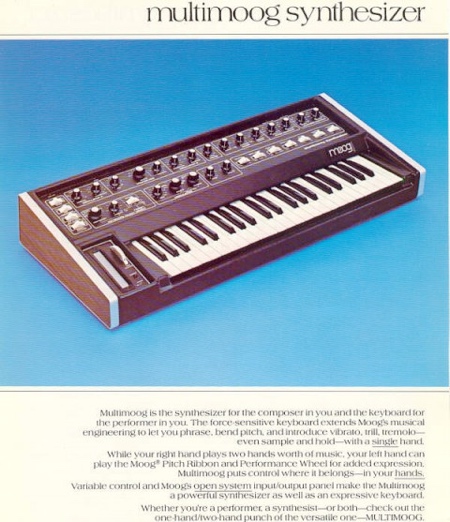 multimoog synthesizer