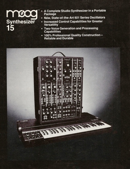 moog synthesizer 15