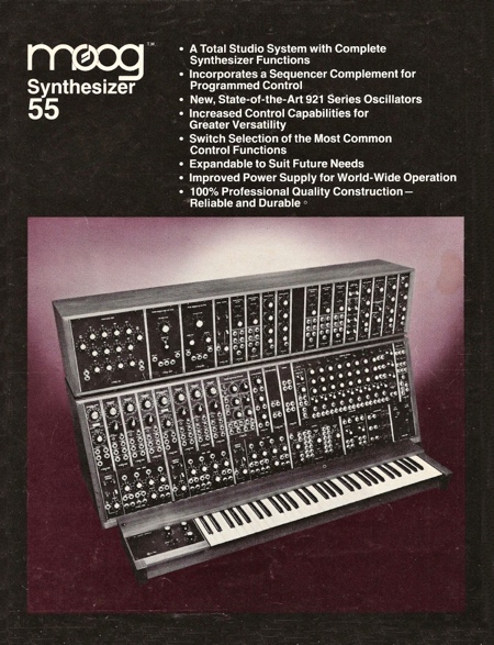 moog synthesizer 55