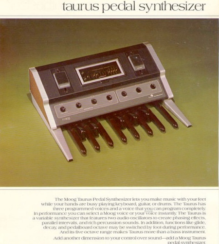taurus pedal synthesizer