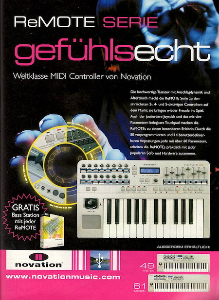 ReMOTE SERIE - gefühlsecht - Weltklasse MIDI Controller von Novation