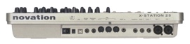 NOVATION: X-Station 25: Rückansicht