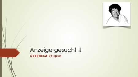 Anzeige gesucht !! Anzeige gesucht !!