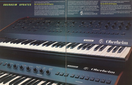 Oberheim Updates Oberheim Updates