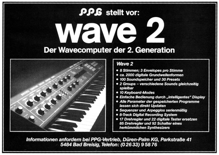 PPG stellt vor: Der Wave-Computer der 2. Generation