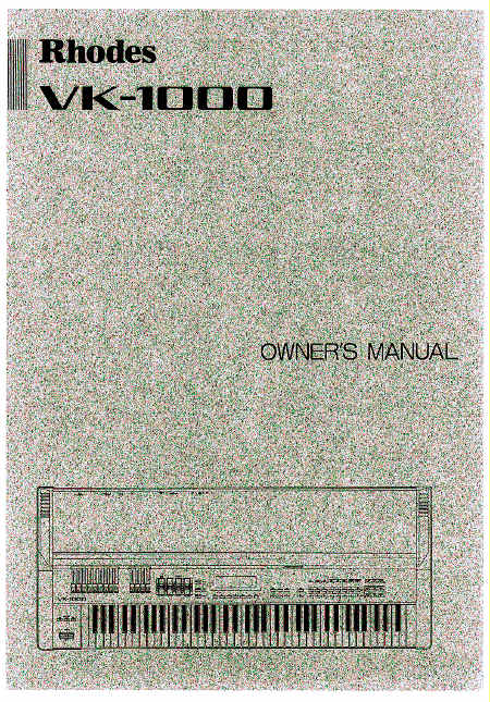 Owner's Manual