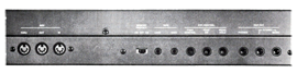 ROLAND: Alpha Juno-1: Rückansicht