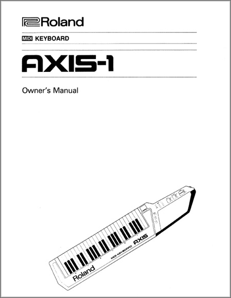 Owner's Manual Owner's Manual