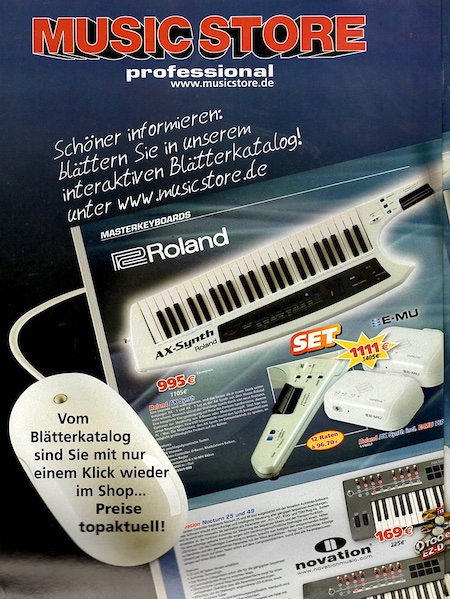 Roland AX-Synth 995€