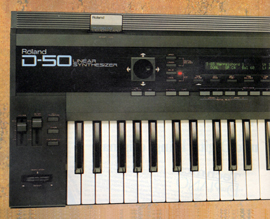 ROLAND: D-50 (linke Seite)