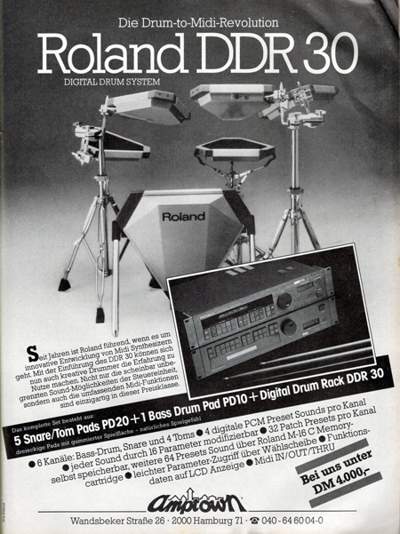 Die Drum-to-Midi-Revolution - DDR-30 Digital Drum System Die Drum-to-Midi-Revolution - DDR-30 Digital Drum System