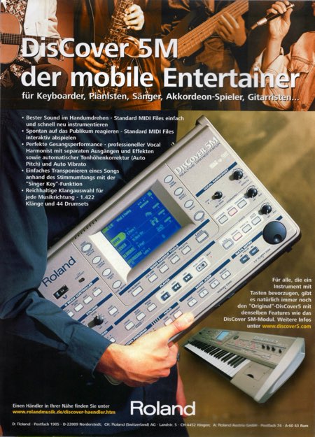DisCover 5M - der mobile Entertainer DisCover 5M - der mobile Entertainer