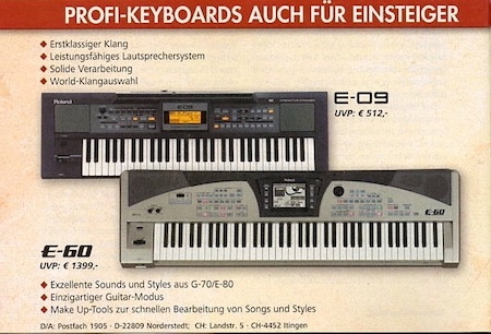 Profi-Keyboards auch für Einsteiger