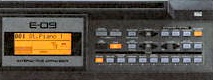 ROLAND: E-09: Bedienfeld