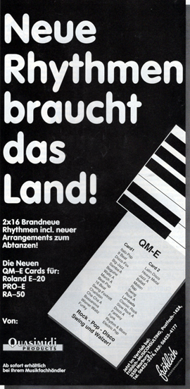 Neue Rhythmen braucht das Land!