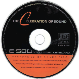 Roland E-500: Audio-Demo-CD