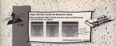 High-Density Cards für Roland E-Serie