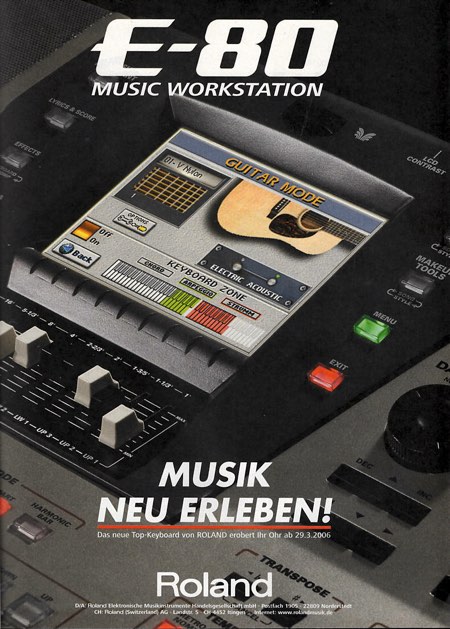 E-80 Music Workstation - Musik neu erleben!