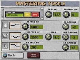 ROLAND: E-80: Mastering-Funktionen