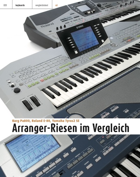 Roland E-80 - Yamaha Tyros 2 SE - Korg Pa800