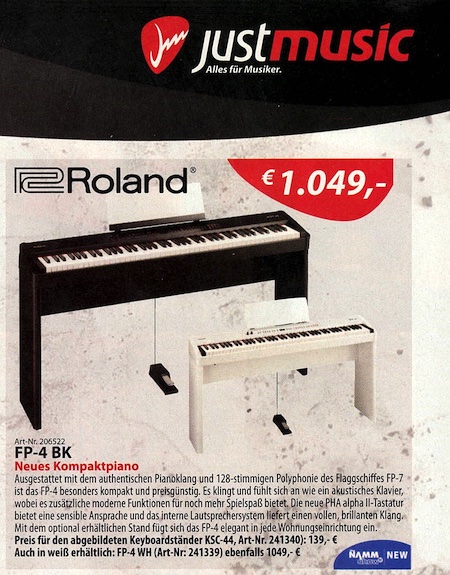 Digital Piano FP-4 BK