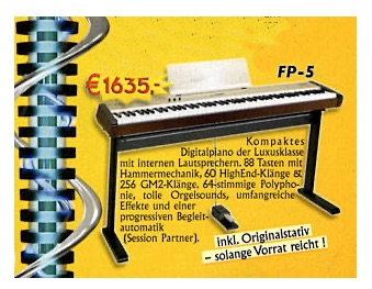 FP-5 € 1635,- FP-5 € 1635,-