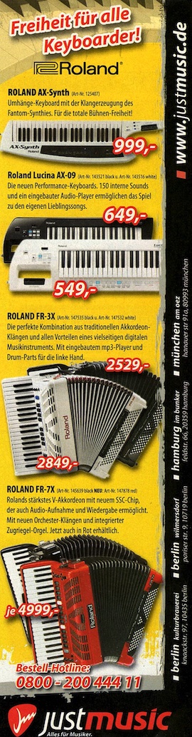 Freiheit für alle Keyboarder
