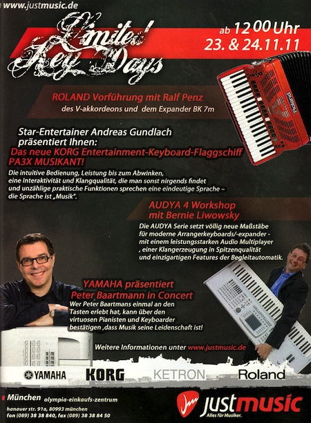 Limited Keys Days - Roland Vorführung mit Ralf Penz