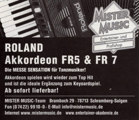 Roland Akkordeon FR5 & FR7