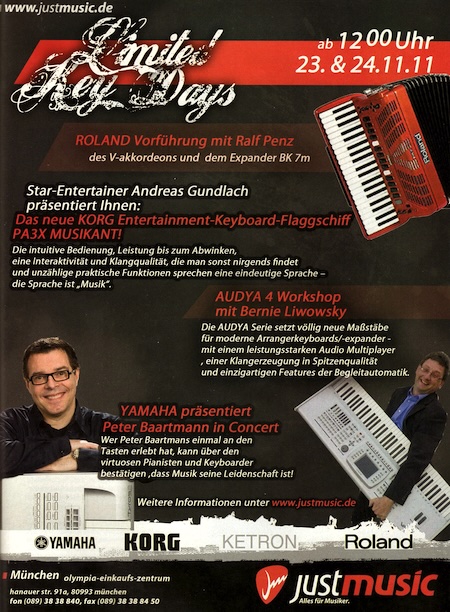 Limited Keys Days - Roland Vorführung mit Ralf Penz