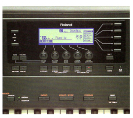 ROLAND: G-1000: Bedienfeld
