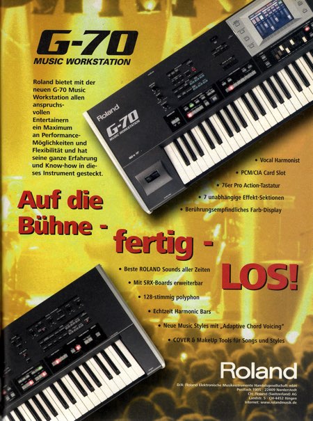 Auf die Bühne - fertig - LOS!