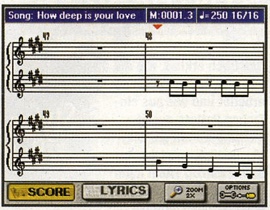 ROLAND: G-70: Noten