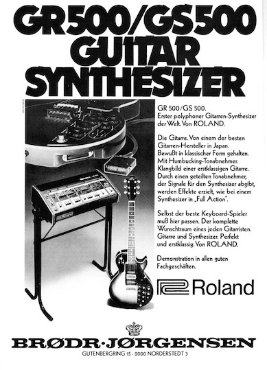 GR500/GS500 GUITAR SYNTHESIZER GR500/GS500 GUITAR SYNTHESIZER