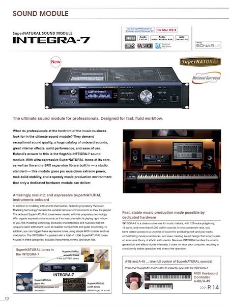 The ultimate sound module for professionals. Designed for fast, fluid workflow.
