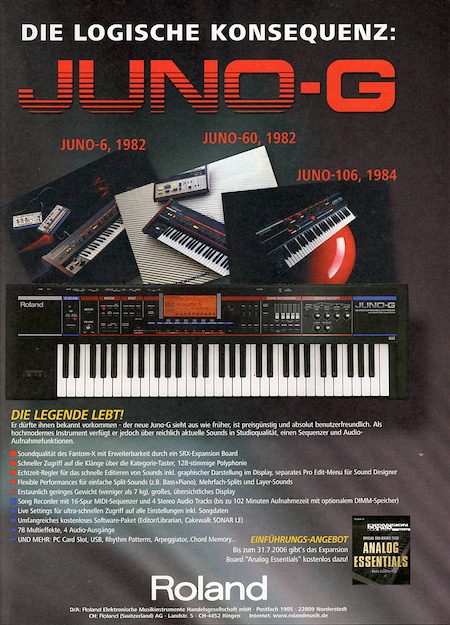 Die logische Konsequenz: Juno-G Die logische Konsequenz: Juno-G