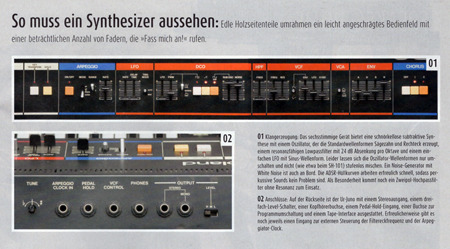 So muß ein Synthesizer aussehen ...