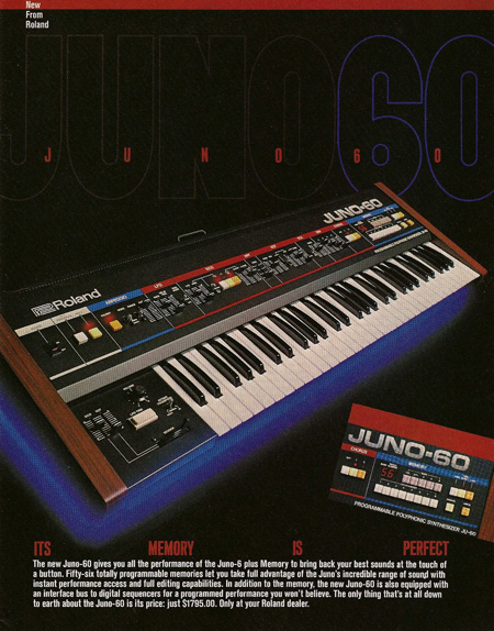 Juno-60 - Its memory is perfect
