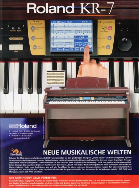 Roland KR-7 - Neue Musikalische Welten Roland KR-7 - Neue Musikalische Welten