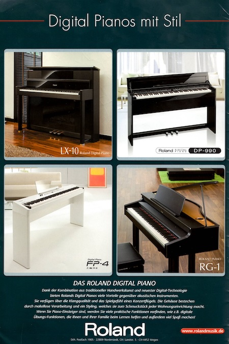 Digital Pianos mit Stil