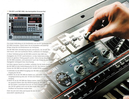 SH-201 und MC-808, das kompakte Groove-Set