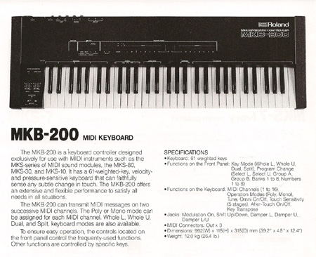 MKB-200 MIDI-Keyboard MKB-200 MIDI-Keyboard