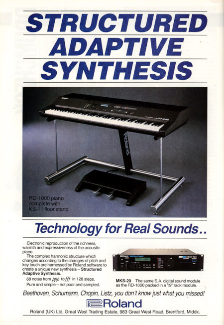 Structured Adaptive Synthesis - Technology for Real Sounds.. Structured Adaptive Synthesis - Technology for Real Sounds..