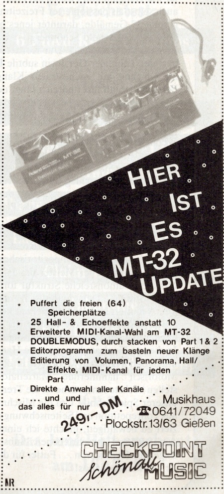 Hier ist es - MT-32 Update