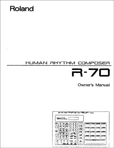 Owner's Manual Owner's Manual