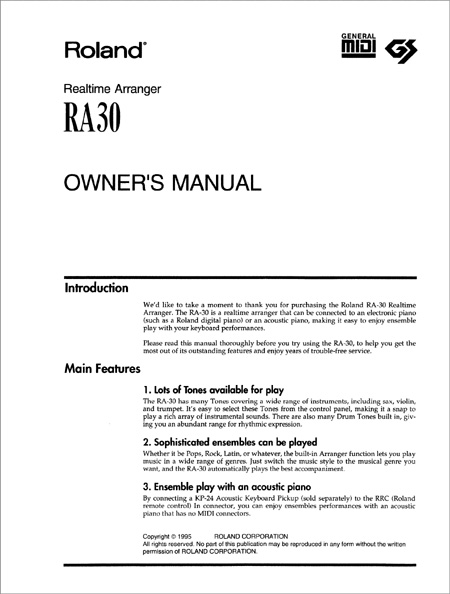 Owner's Manual