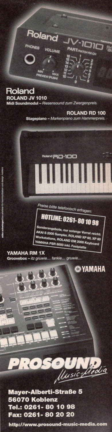 Roland RD 100 - Stagepiano - Markenpiano zum Hammerpreis Roland RD 100 - Stagepiano - Markenpiano zum Hammerpreis