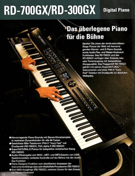 Das überlegene Piano für die Bühne